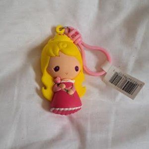NEW Disney Princess Aurora Figural Bag Clip / Keychain